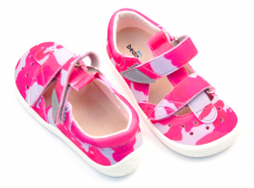 Beda Barefoot sandály Pink Military Beda Barefoot sandály Pink Military