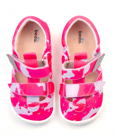 Beda Barefoot sandály Pink Military Beda Barefoot sandály Pink Military
