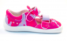 Beda Barefoot sandály Pink Military Beda Barefoot sandály Pink Military
