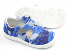 Beda Barefoot sandály Blue Military Beda Barefoot sandály Blue Military
