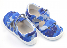 Beda Barefoot sandály Blue Military Beda Barefoot sandály Blue Military