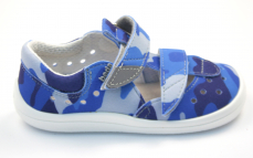 Beda Barefoot sandály Blue Military Beda Barefoot sandály Blue Military