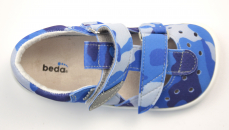 Beda Barefoot sandály Blue Military Beda Barefoot sandály Blue Military