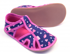 Ef Barefoot papuče 386 Hearts Ef Barefoot papuče 386 Hearts