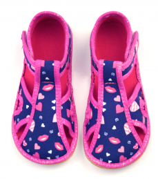 Ef Barefoot papuče 386 Hearts Ef Barefoot papuče 386 Hearts