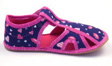 Ef Barefoot papuče 386 Hearts Ef Barefoot papuče 386 Hearts