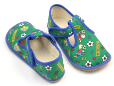 Beda Barefoot papučky z.fotbal Beda Barefoot papučky z.fotbal