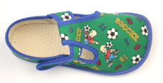 Beda Barefoot papučky z.fotbal Beda Barefoot papučky z.fotbal