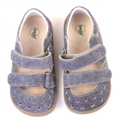 Beda Boty barefoot sandály riflové Beda Boty barefoot sandály riflové
