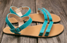 Barefoot sandále Lenka Summer - Tyrkys Barefoot sandále Lenka Summer - Tyrkys